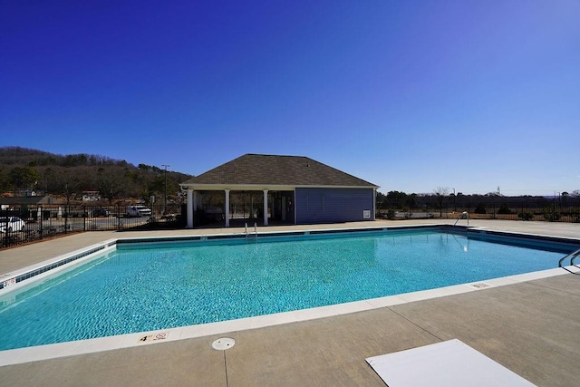 view of pool