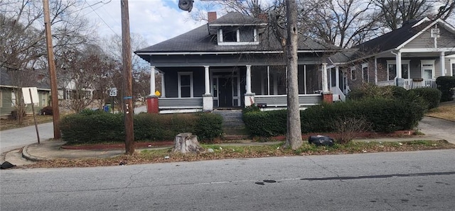 bungalow with a porch