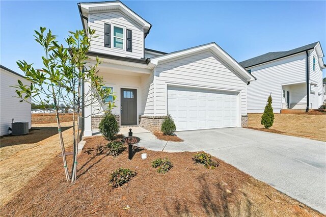 2026 Avalon Rdg, Conyers, GA 30013 - unfurnished living room with sink and light hardwood / wood-style flooring