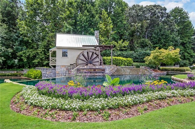 surrounding community featuring a lawn