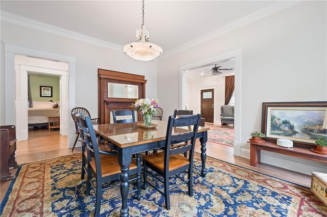 315 W Ave, Cartersville, GA 30120 - dining room featuring crown molding and wood finished floors