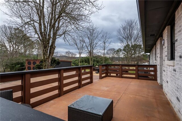 exterior space with french doors