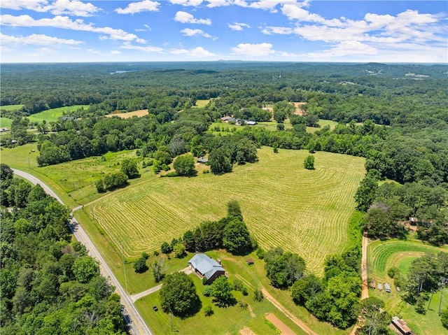 4169 Clarks Bridge Rd, Gainesville, GA 30506 - overview of rural landscape with a heavily wooded area