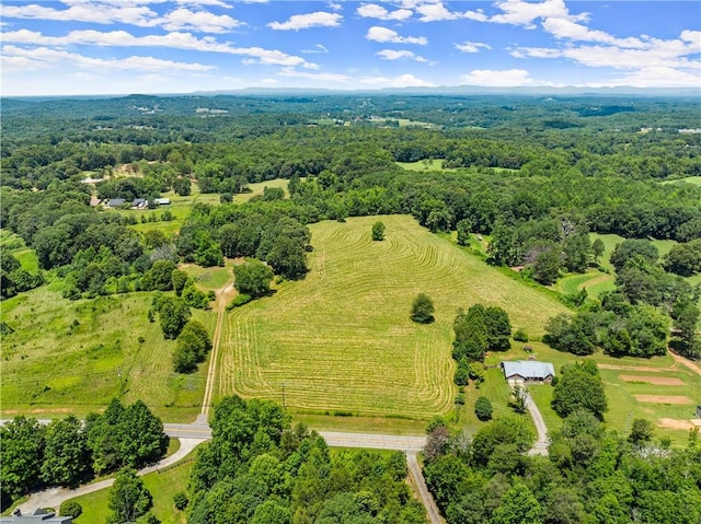 4169 Clarks Bridge Rd, Gainesville, GA 30506 - overview of rural landscape with a heavily wooded area