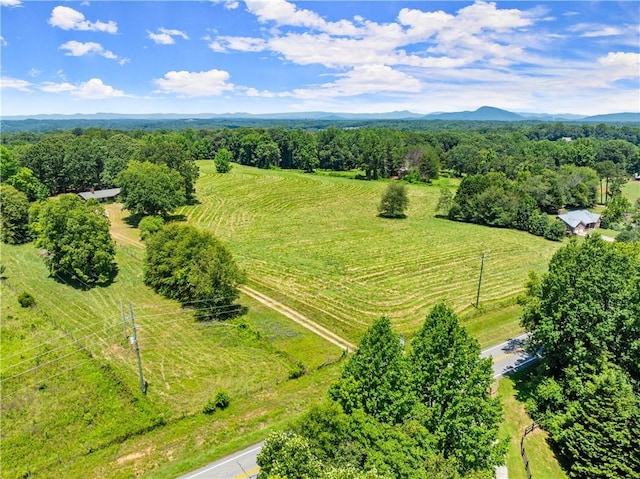 4169 Clarks Bridge Rd, Gainesville, GA 30506 - aerial view of sparsely populated area with a mountainous background