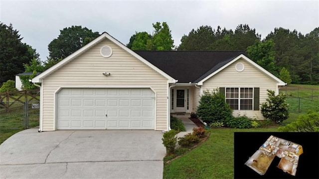 210 Overview Ct, Villa Rica, GA 30180 - single story home featuring concrete driveway and a garage