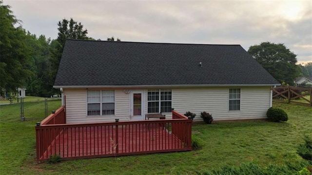 210 Overview Ct, Villa Rica, GA 30180 - rear view of property featuring a deck