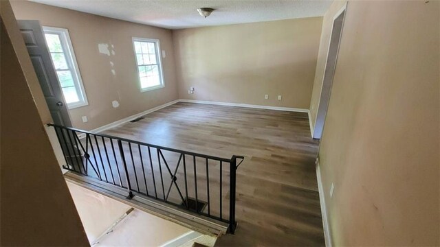 interior space featuring hardwood / wood-style flooring