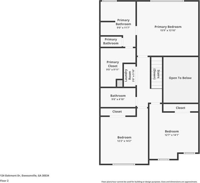 124 Oakmont Dr, Dawsonville, GA 30534 - home floor plan