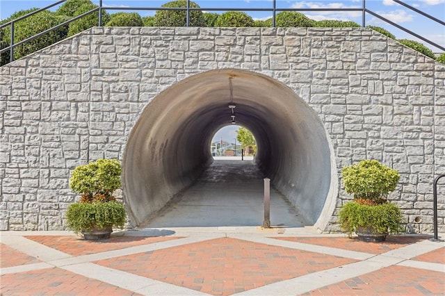 exterior space featuring a detached carport