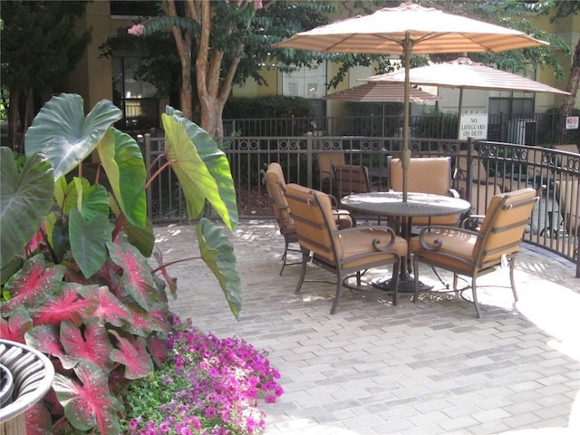 view of patio