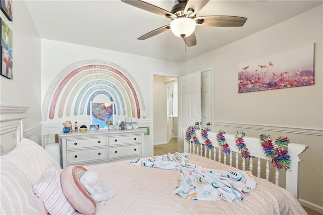 5225 Stonehaven Vw, Cumming, GA 30040 - bedroom featuring carpet floors and ceiling fan