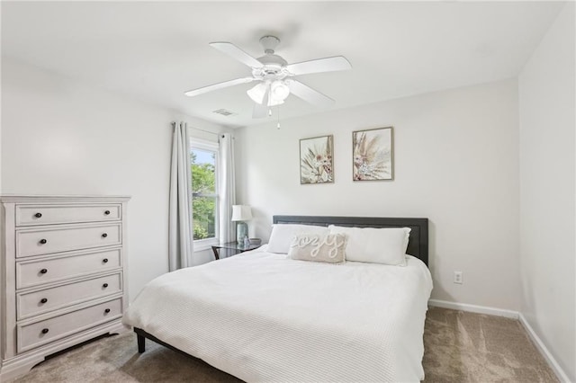 5225 Stonehaven Vw, Cumming, GA 30040 - carpeted bedroom with baseboards and ceiling fan