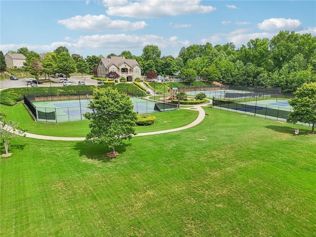 5225 Stonehaven Vw, Cumming, GA 30040 - view of home's community with a tennis court