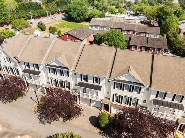 735 Neel Reid Dr, Roswell, GA 30075 - drone / aerial view with a residential view