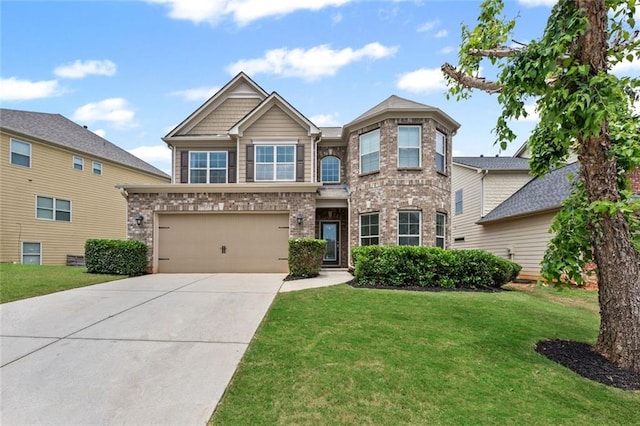 29 Lankford Rd, Tucker, GA 30084 - craftsman house featuring driveway, a front lawn, a garage, and brick siding
