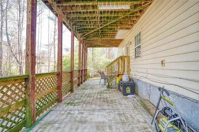 view of patio