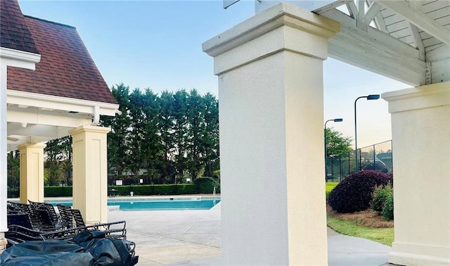 7675 Lanier View Rdg, Cumming, GA 30041 - community pool featuring a patio