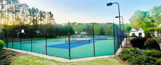 7675 Lanier View Rdg, Cumming, GA 30041 - view of tennis court