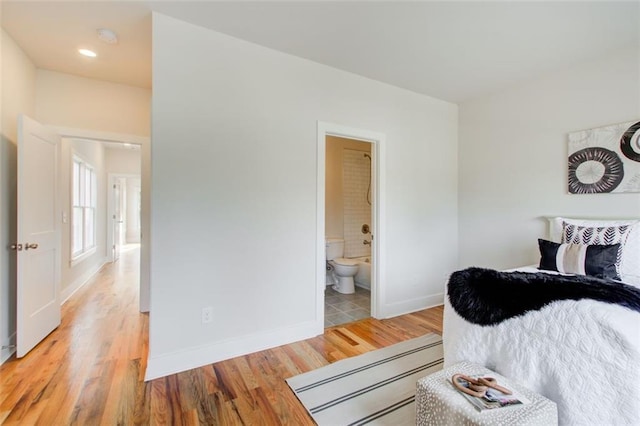 1240 Oakland Ter SW Unit B, Atlanta, GA 30310 - bedroom with light wood finished floors and connected bathroom