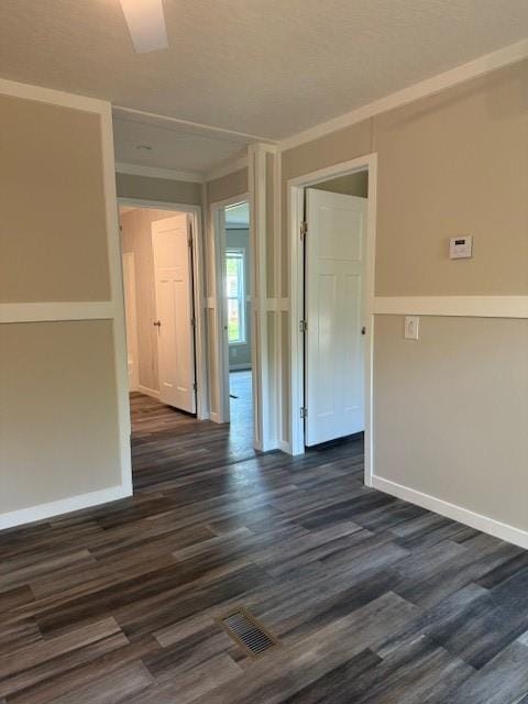 332 Dewaters Rd, Commerce, GA 30529 - unfurnished room with dark wood finished floors and baseboards