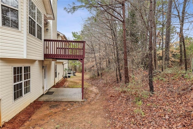 1559 Hillary Cove Ct, Lawrenceville, GA 30043 - view of yard with a wooden deck and a patio area