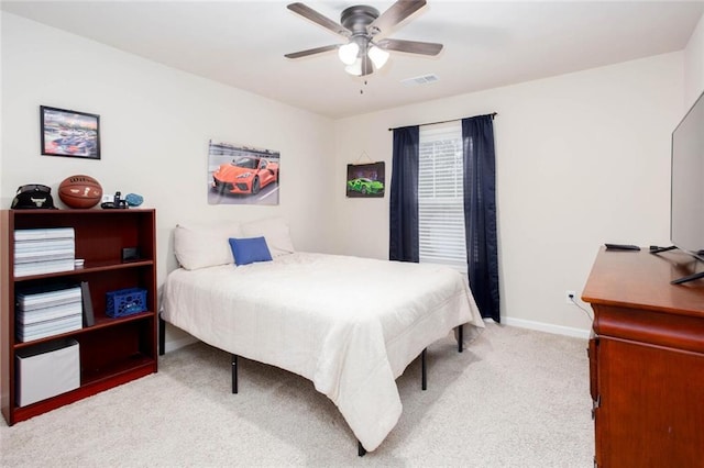 637 Little Bear Loop, Canton, GA 30114 - carpeted bedroom featuring baseboards and a ceiling fan