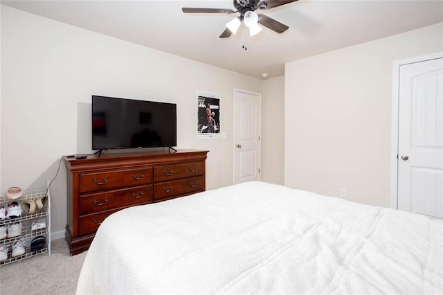 637 Little Bear Loop, Canton, GA 30114 - carpeted bedroom featuring a ceiling fan and baseboards