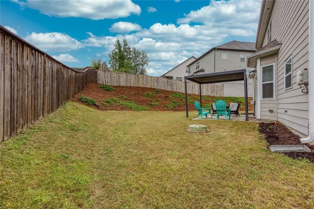 637 Little Bear Loop, Canton, GA 30114 - view of yard with a patio