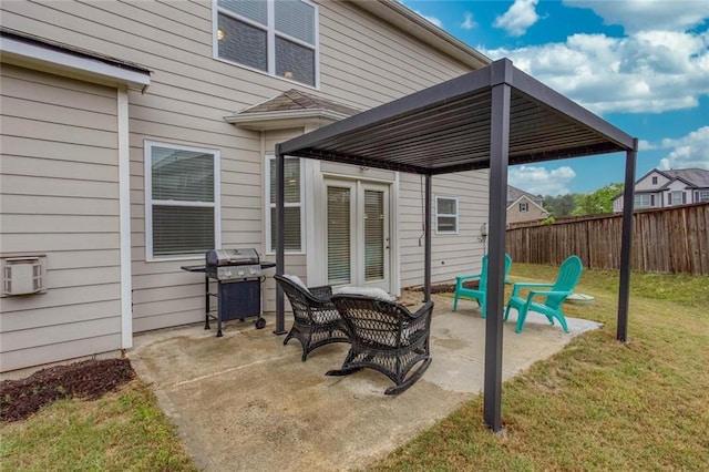 637 Little Bear Loop, Canton, GA 30114 - view of patio / terrace featuring grilling area
