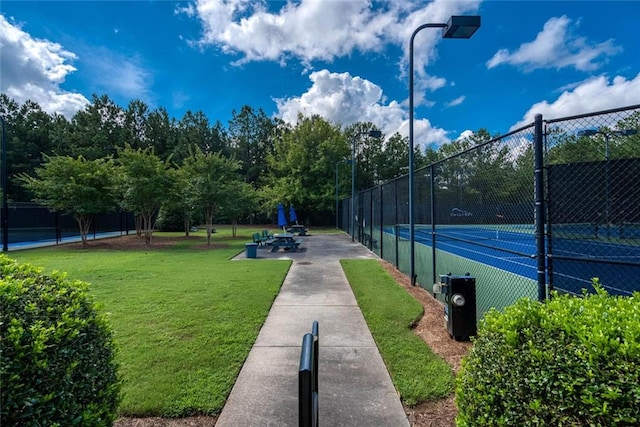 637 Little Bear Loop, Canton, GA 30114 - view of community featuring a tennis court