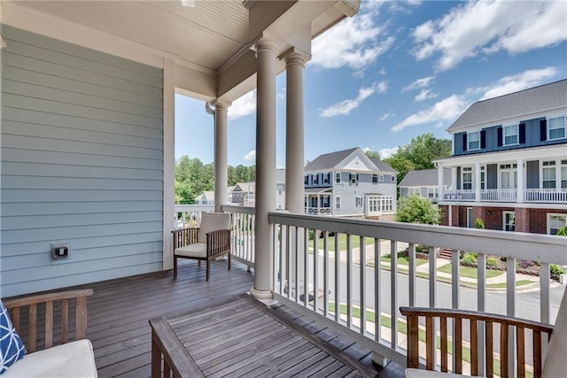 3108 Huntington Pl, Milton, GA 30004 - wooden terrace featuring a residential view