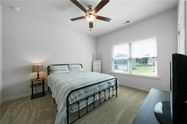 22 Mossy Oaks Ln NE, Rome, GA 30165 - bedroom with carpet flooring, baseboards, and a ceiling fan