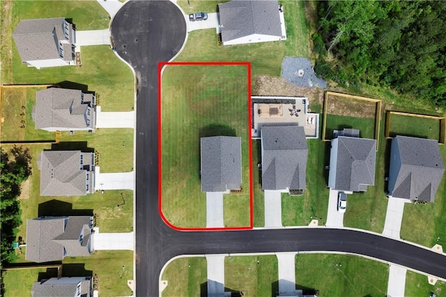 22 Mossy Oaks Ln NE, Rome, GA 30165 - aerial view of residential area featuring property parcel outlined