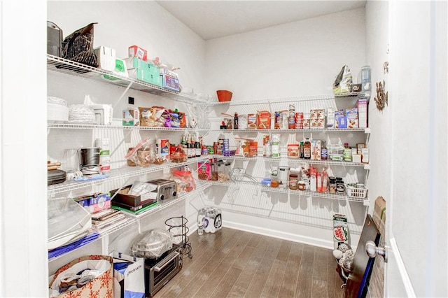 view of pantry