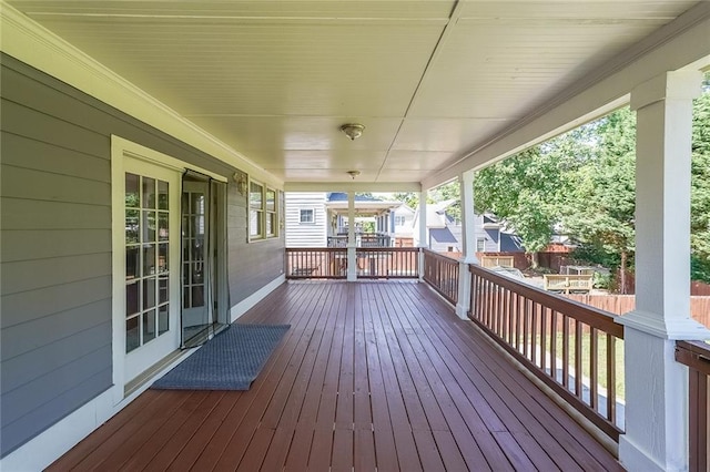 3416 Harrison Rd, Atlanta, GA 30344 - deck featuring covered porch