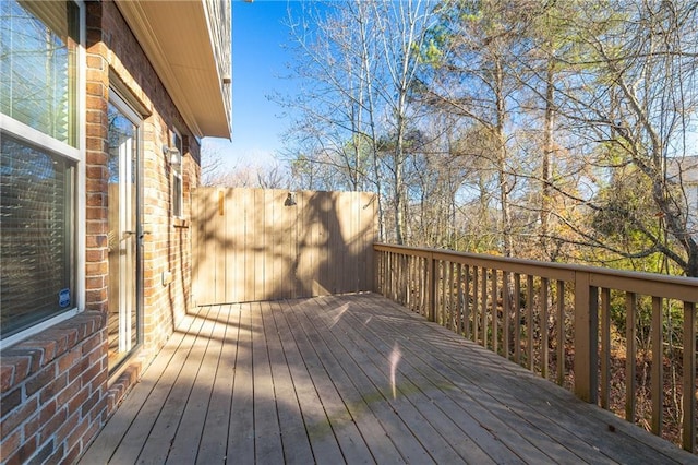view of deck
