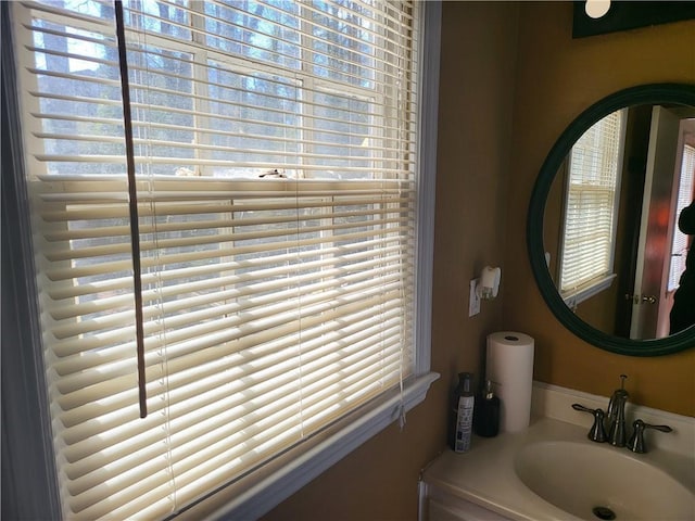 bathroom featuring sink