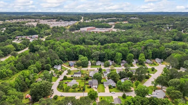 4255 Hidden Meadow Cir, Sugar Hill, GA 30518 - aerial perspective of suburban area featuring a forest