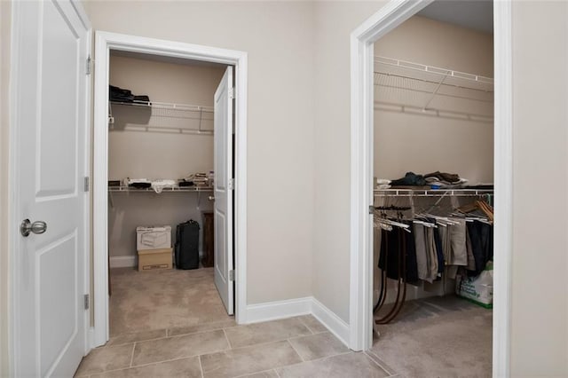 view of closet