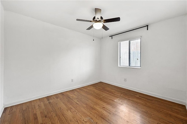 1355 Euclid Ave NE Unit A8, Atlanta, GA 30307 - spare room with ceiling fan and wood finished floors