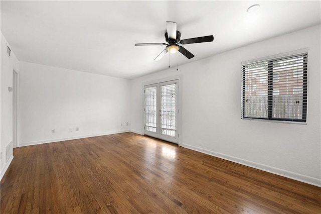 1355 Euclid Ave NE Unit A8, Atlanta, GA 30307 - empty room with healthy amount of natural light, ceiling fan, and wood finished floors