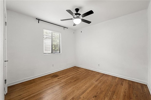 1355 Euclid Ave NE Unit A8, Atlanta, GA 30307 - spare room featuring a ceiling fan and wood finished floors