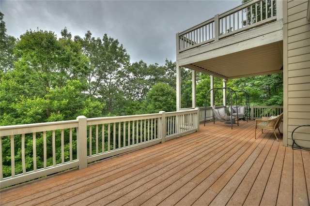 view of deck