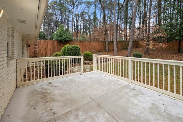 view of patio