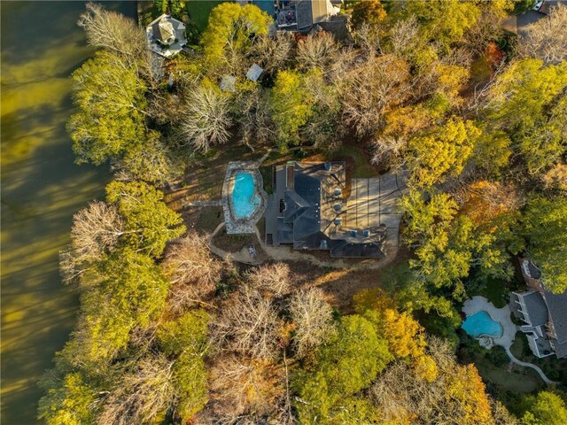 view of pool with a deck