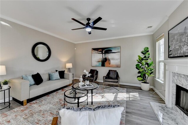 unfurnished bedroom with multiple closets, ceiling fan, and dark wood-type flooring