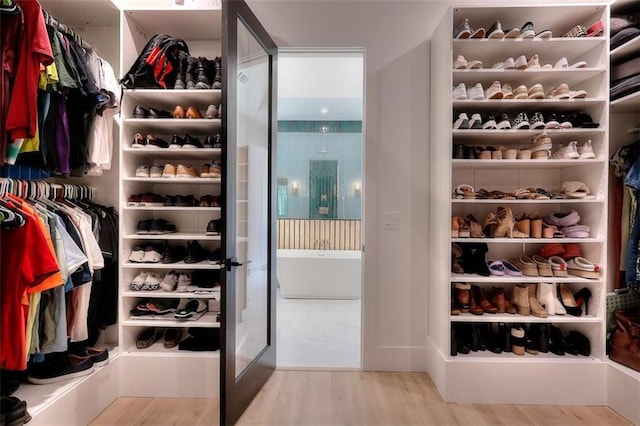 3960 Stock Rd, Monroe, GA 30656 - walk in closet with wood finished floors