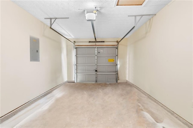 131 Tye St, Stockbridge, GA 30281 - garage featuring electric panel and a garage door opener