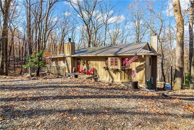 view of ranch-style home